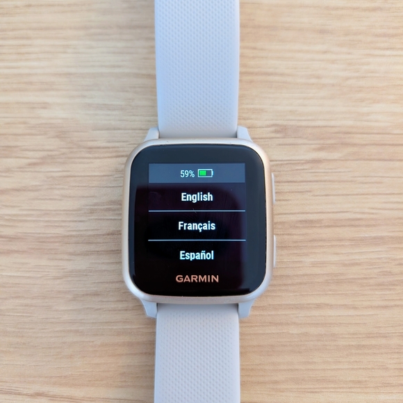 Garmin Venu SQ Smartwatch - Rose Gold and Gray GPS - Picture 3 of 6